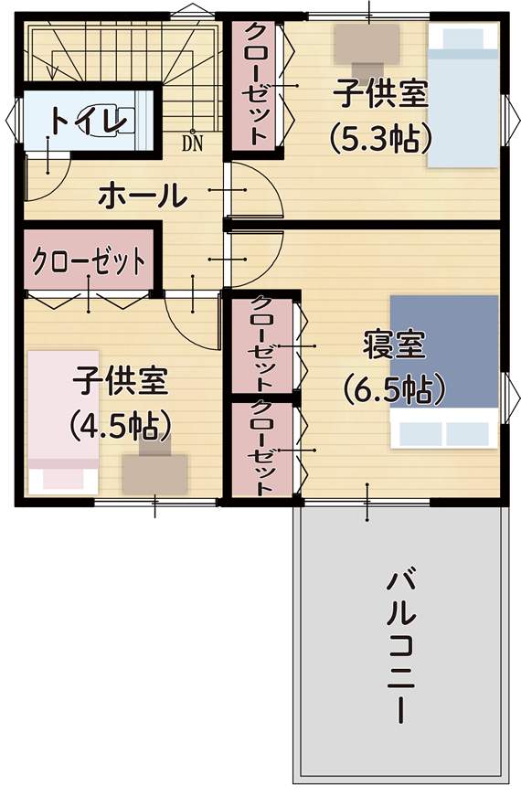 6帖タイプ2階