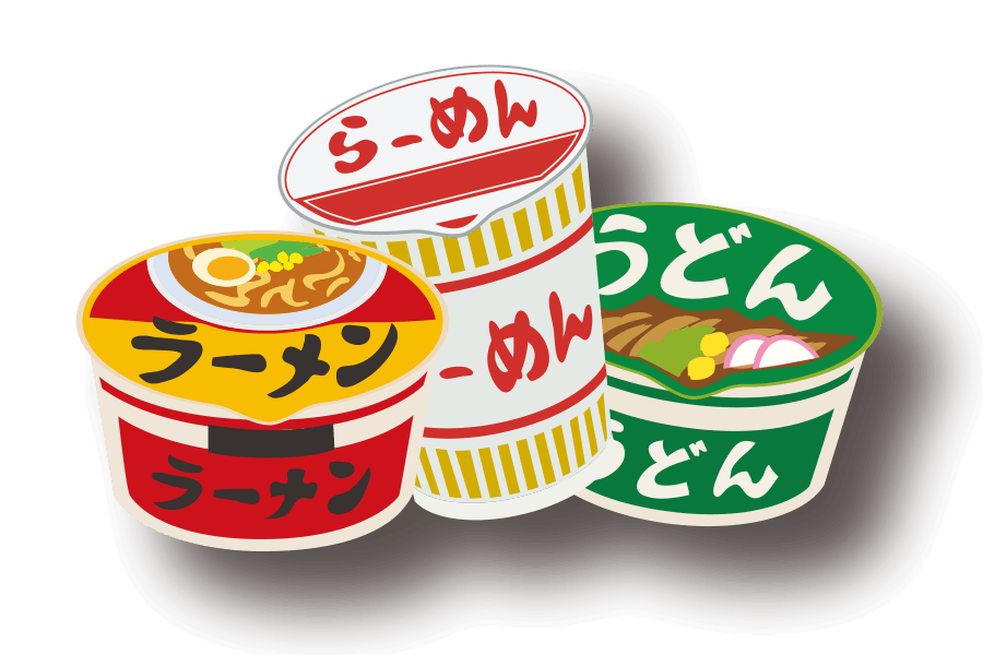 カップラーメンイラスト