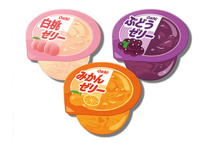 フルーツゼリーイラスト